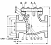 SI Class 300 Cast Steel